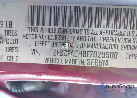 2014 Fiat 500L Lounge from USA, damaged, VIN ZFBCFACH8EZ029500